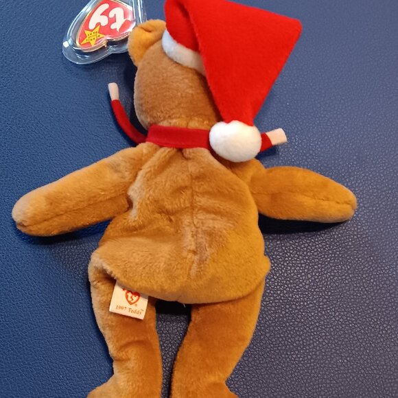 Vintage 1997 Beanie Babies Collection "Teddy" Christmas - Picture 4 of 5